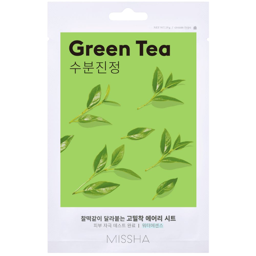 Missha Airy Fit Mask Green Tea, 19g