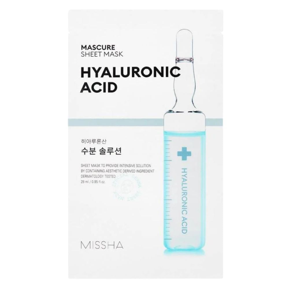 Missha Mascure Hydra Solution Sheet Mask Hyaluronic Acid, 28ml