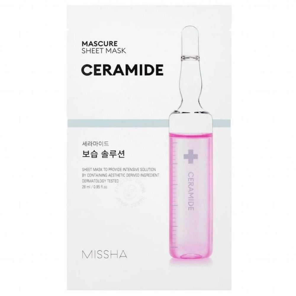 Missha Mascure Moisture Barrier Solution Sheet Mask Ceramide, 28ml
