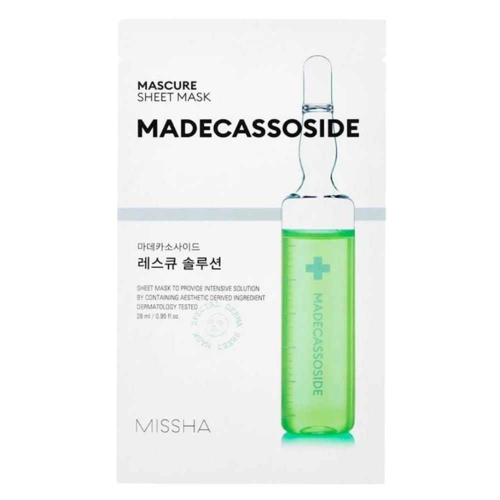 Missha Mascure Rescue Solution Sheet Mask Madecassoside, 28ml