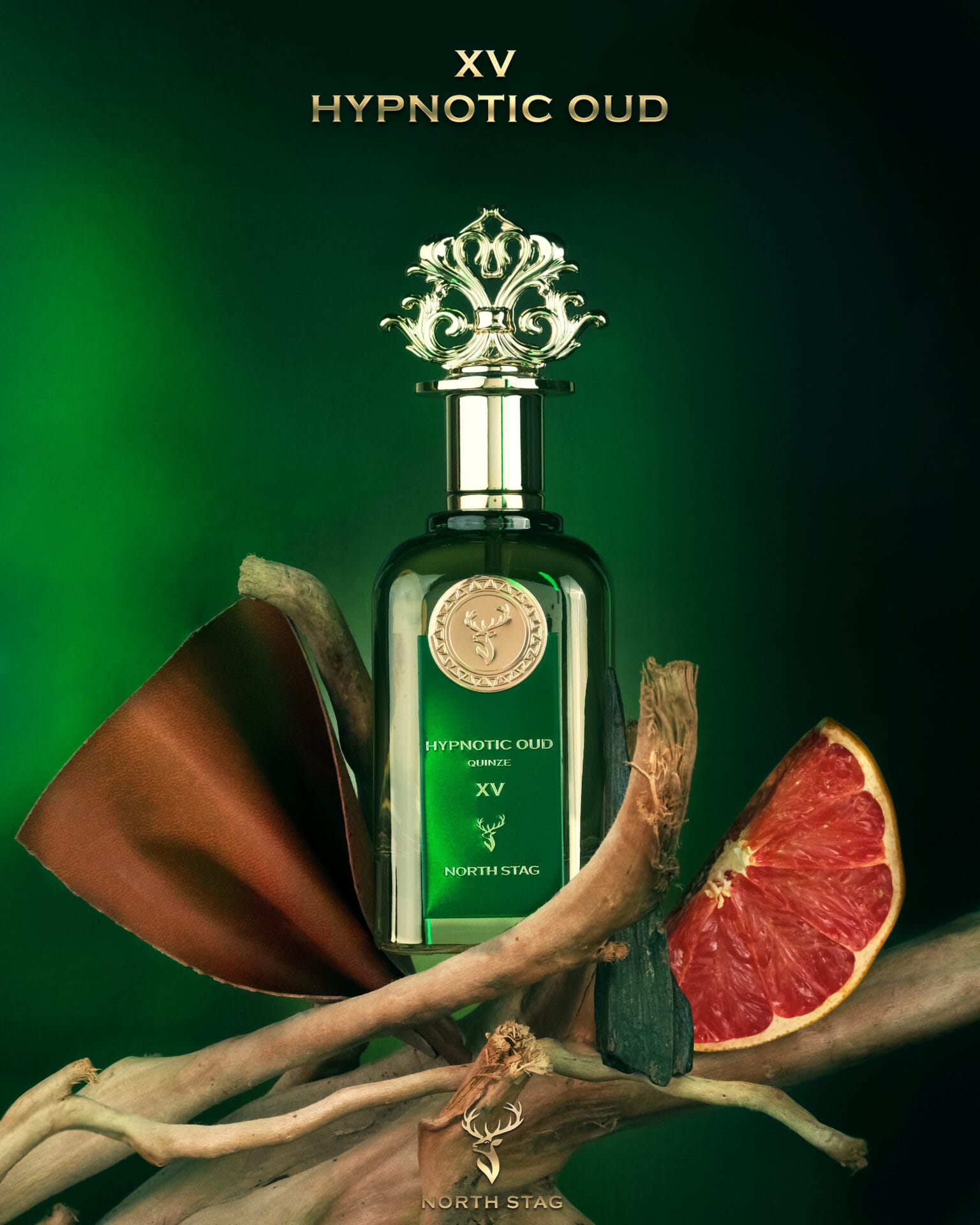 Extract de Parfum North Stag Hypnotic Oud Quinze XV, Unisex, 100 ml