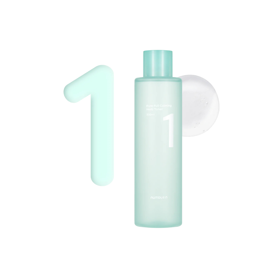 No. 1 - Toner calmant cu extract de plante, 300ml | Numbuzin