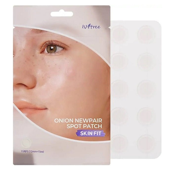 ONION NEWPAIR SPOT PATCH SKIN FIT - Plasturi Hidrocoloidali Ultrasubtiri Anti-Acnee Cu Extract De Ceapa, 15buc (12mmx15buc)