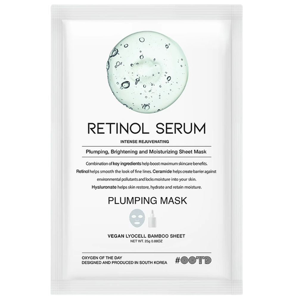 OOTD Retinol Serum Plumping Mask, 25g
