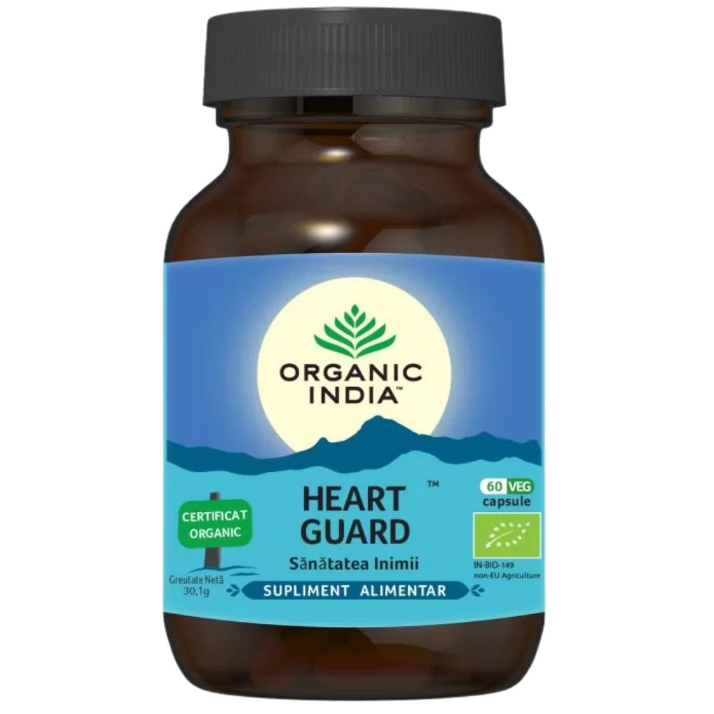Organic India Heart Guard Sanatatea Inimii, 60 capsule