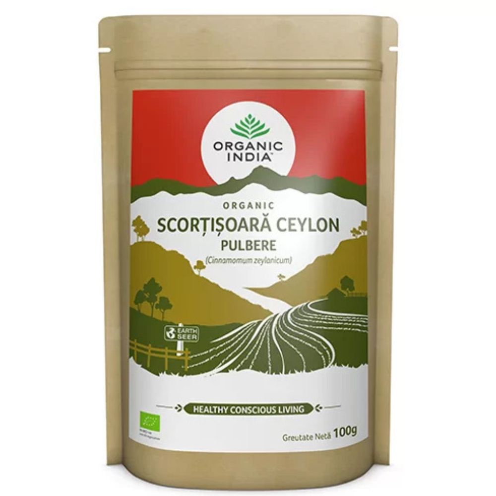 Organic India Scortisoara Ceylon Pulbere, 100g