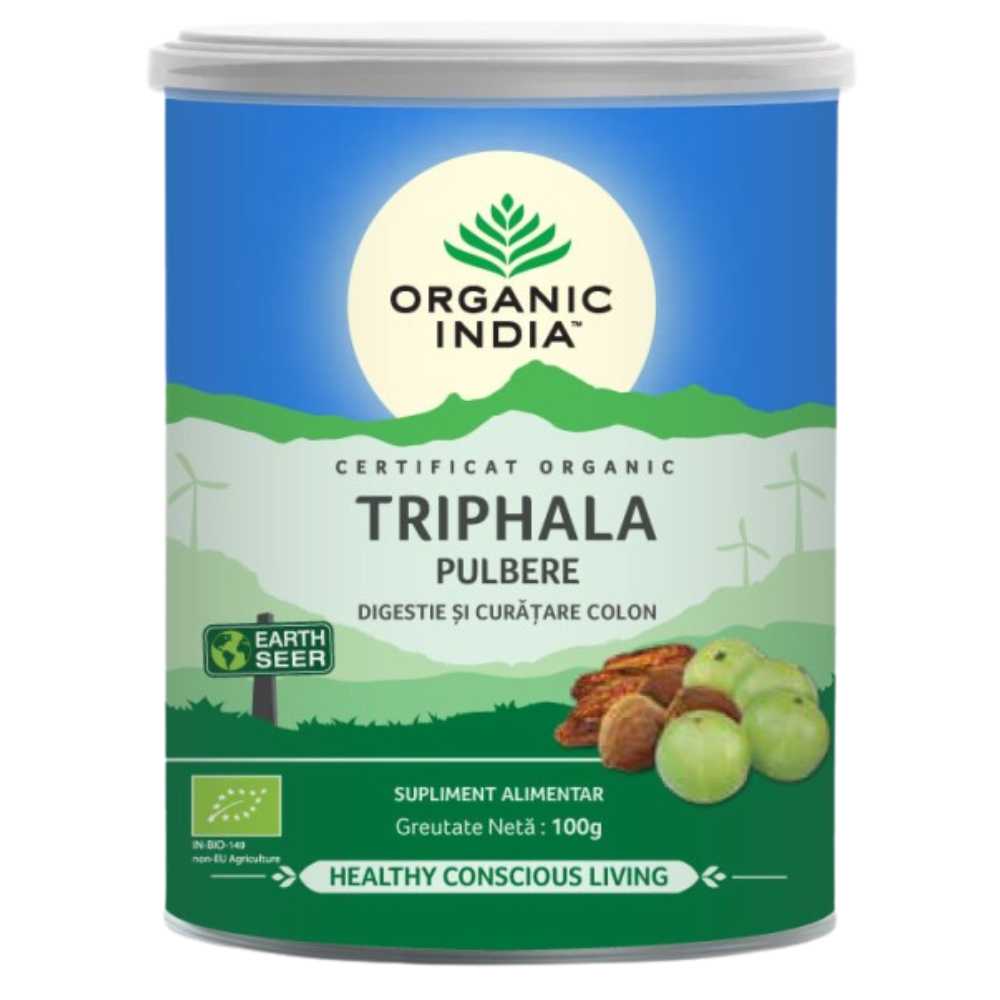 Organic India Triphala Pulbere, 100g