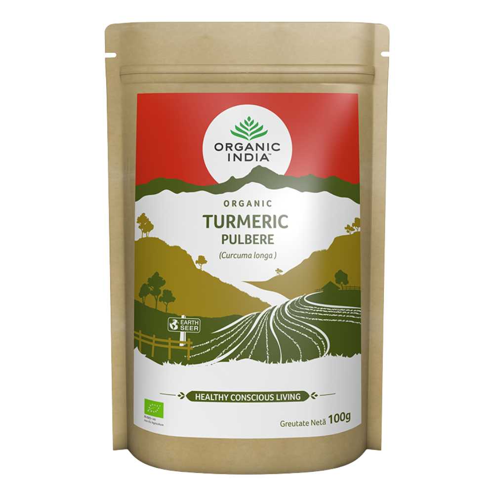 Organic India Turmeric Pulbere, 100g