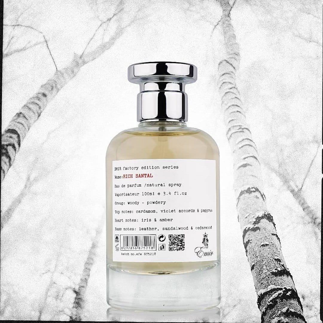 Apa de Parfum Emir, Rich Santal Factory Edition, Unisex, 100 ml