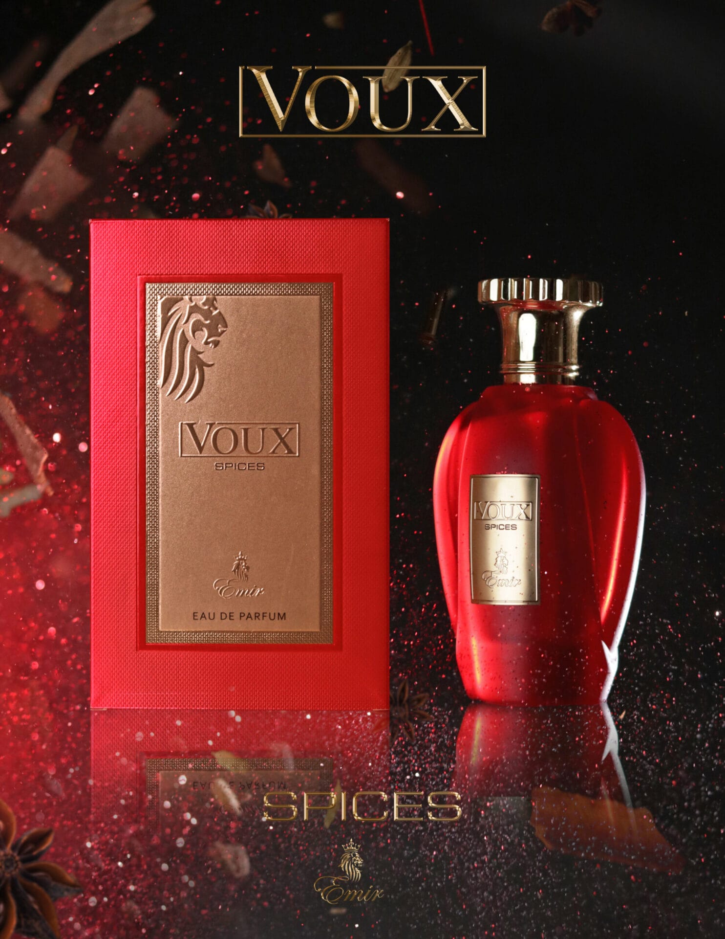 Apa de Parfum Emir, Voux Spices, Unisex, 100 ml