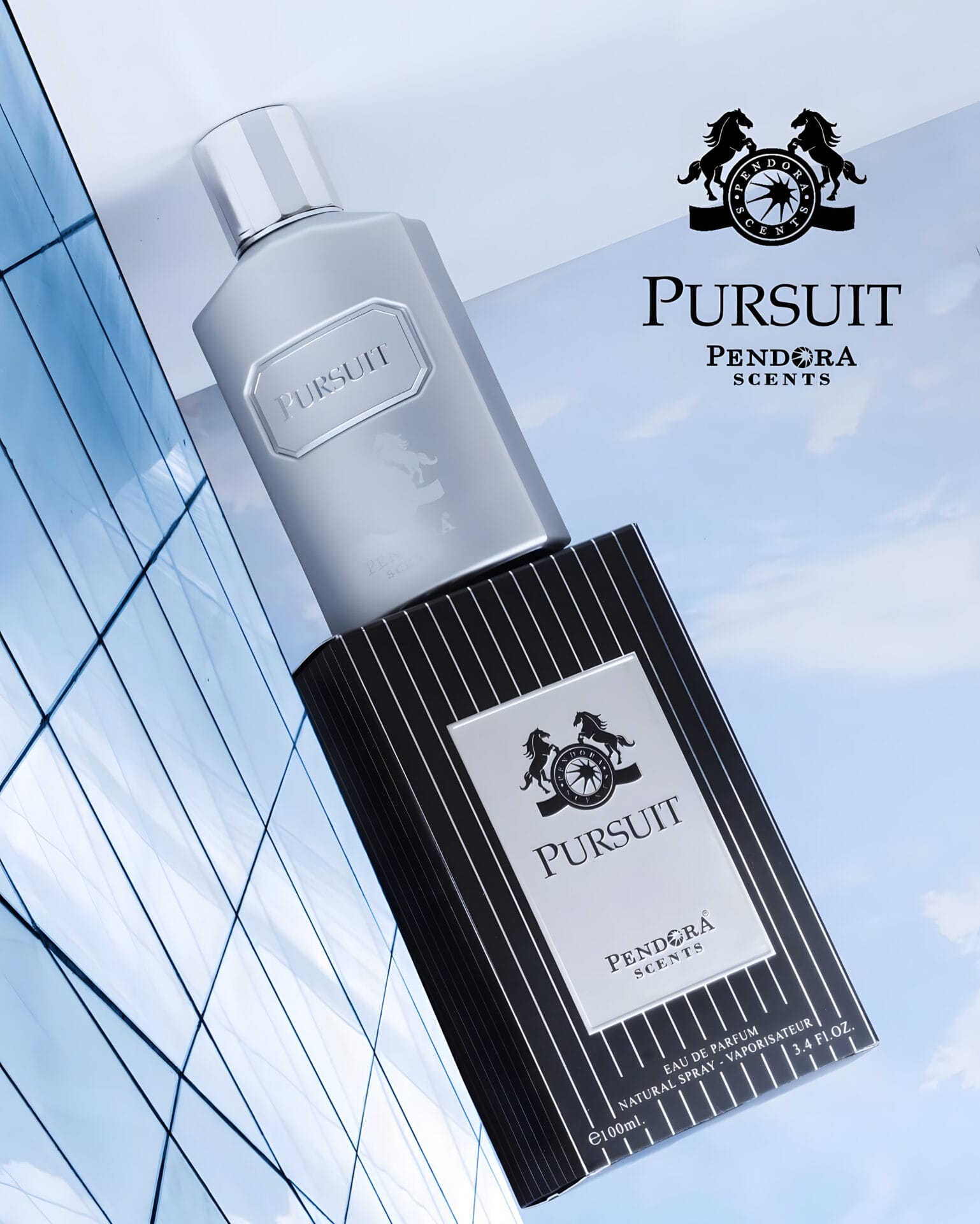 Apa de Parfum Paris Corner, Pursuit, Barbati, 100 ml