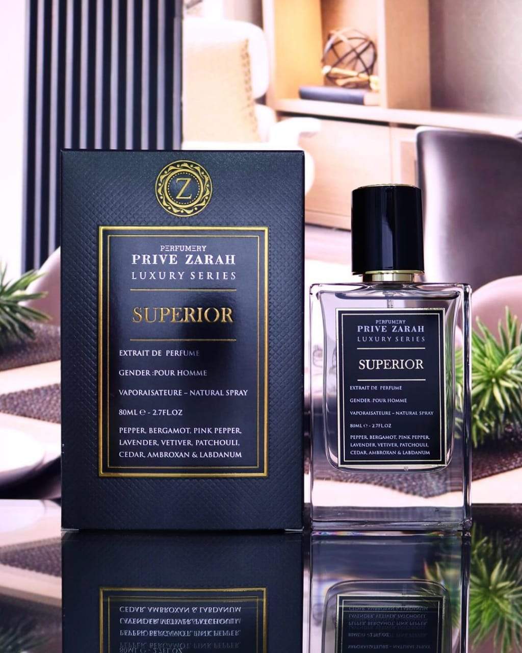 Extract de Parfum Privezarah Superior, Barbati, 80 ml