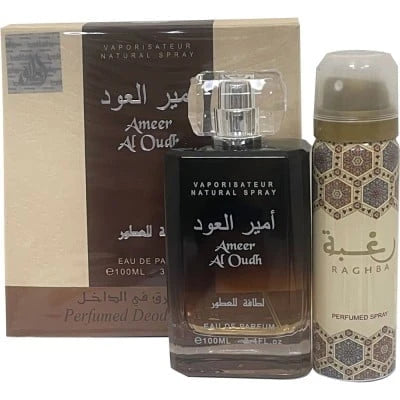 Ameer Al Oudh + Deo by Lattafa – Parfum Arabesc Original Dubai inspirat din Maison Margiela Replica By The Fireplace