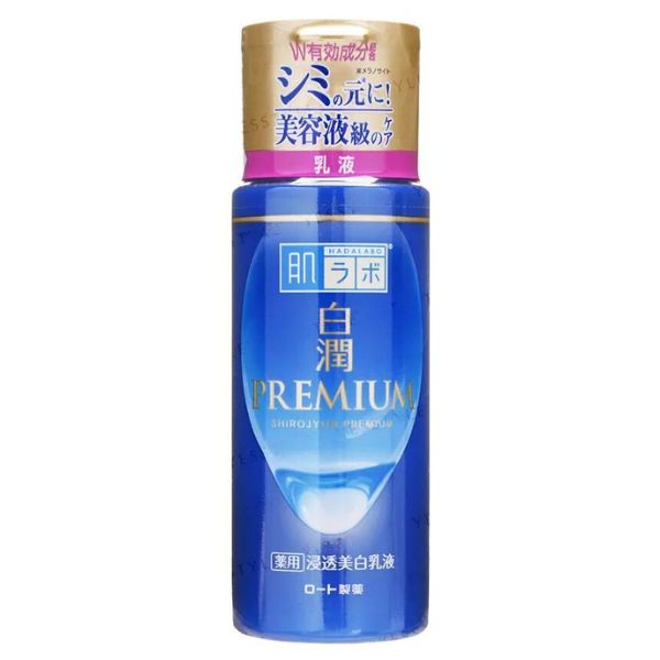 Rohto Mentholatum Hada Labo Shirojyun Premium Whitening Emulsion, 140ml