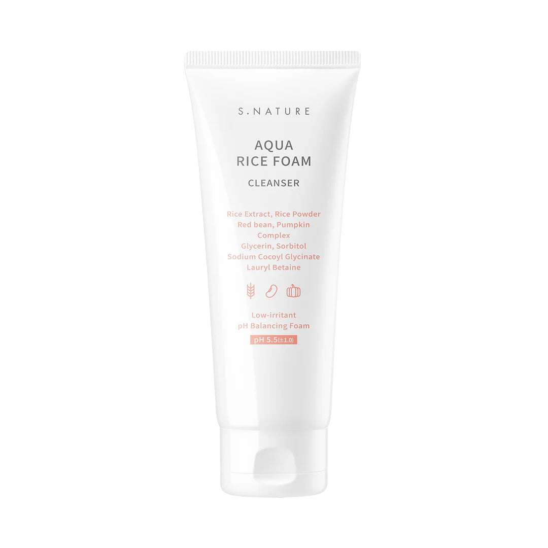 Spuma de curatare cu extract de orez, 160ml | S.Nature