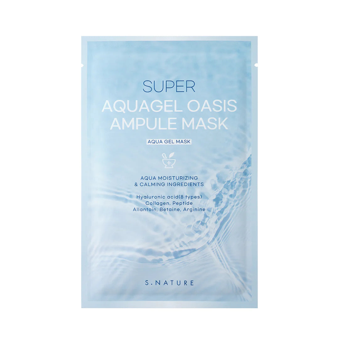 Masca tip servetel hidratanta Super AquaGel, 30ml | S.Nature