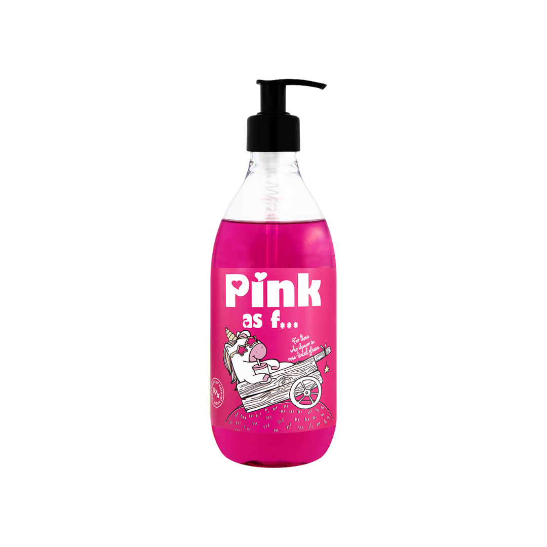 Gel de dus unisex SHOTS! PINK AS F*** , 500ml | LaQ