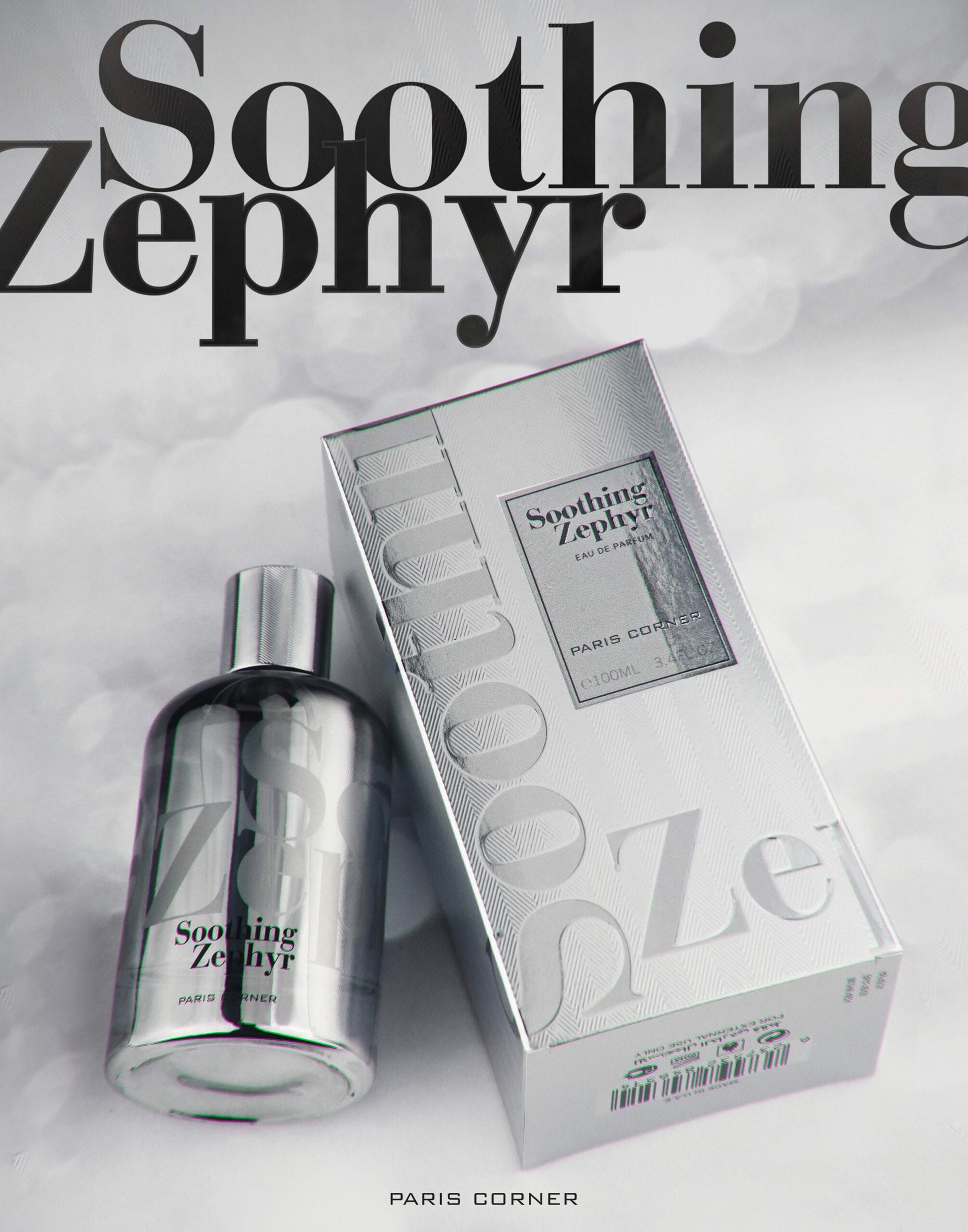 Apa de Parfum Paris Corner, Soothing Zephyr, Unisex, 100 ml