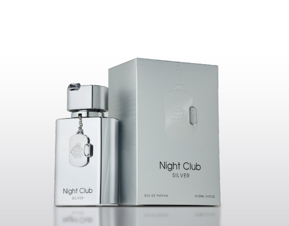 Apa de Parfum Night Club Silver by Fragrance World, Barbati, 100 ml
