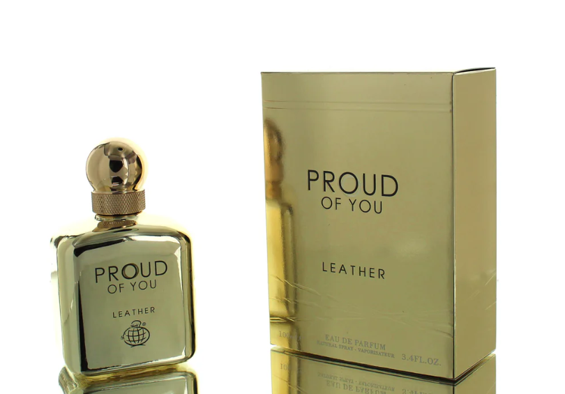 Apa de Parfum Proud of You Leather by Fragrance World, Barbati, 100 ml