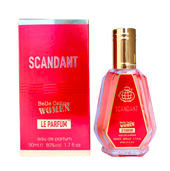 Apa de Parfum Fragrance World, Belle Celine Scandant Le Parfum, Femei, 50 ml