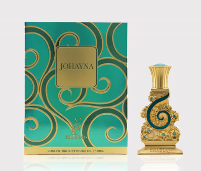 Ulei de Parfum Concentrat Khadlaj Johayna Green, Unisex, 20 ml