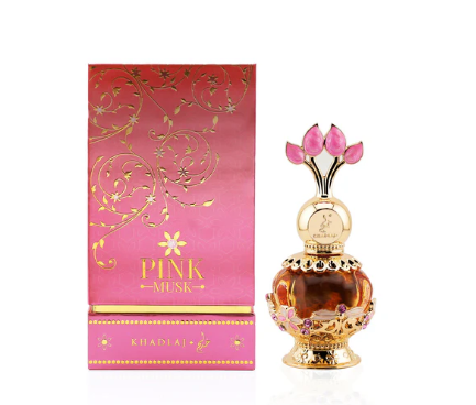 Ulei de Parfum Concentrat Khadlaj Pink Musk, Femei, 20 ml