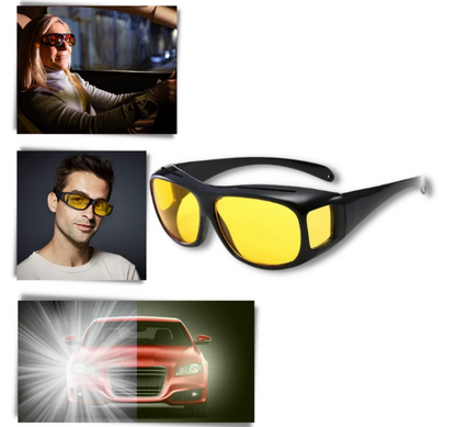 Night Vision HD Anti Glare Glasses,  Night driving clarity glasses