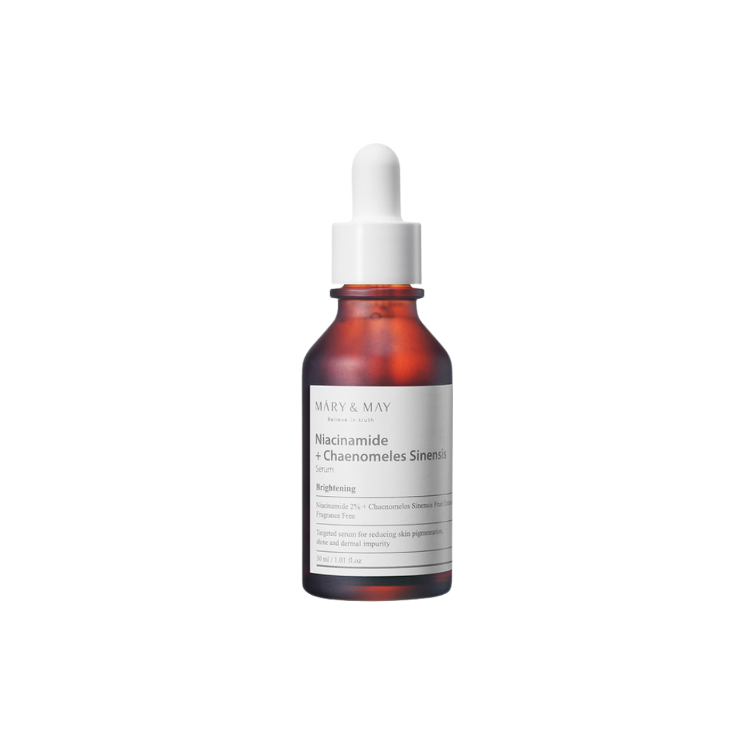Serum cu Niacinamide + Chaenomeles Sinensis, 30ml | Mary and May