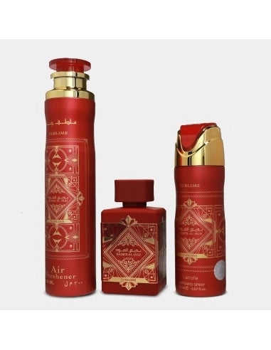 Set Badee al Oud Sublime + Deo + Odorizant Parfum