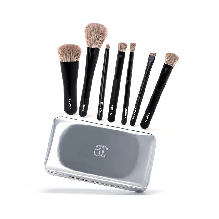 MAKEUP ANGEL'S NOIR TOUCH-TRAVEL EDITION - Set Travel 7 Pensule Cu Pouch