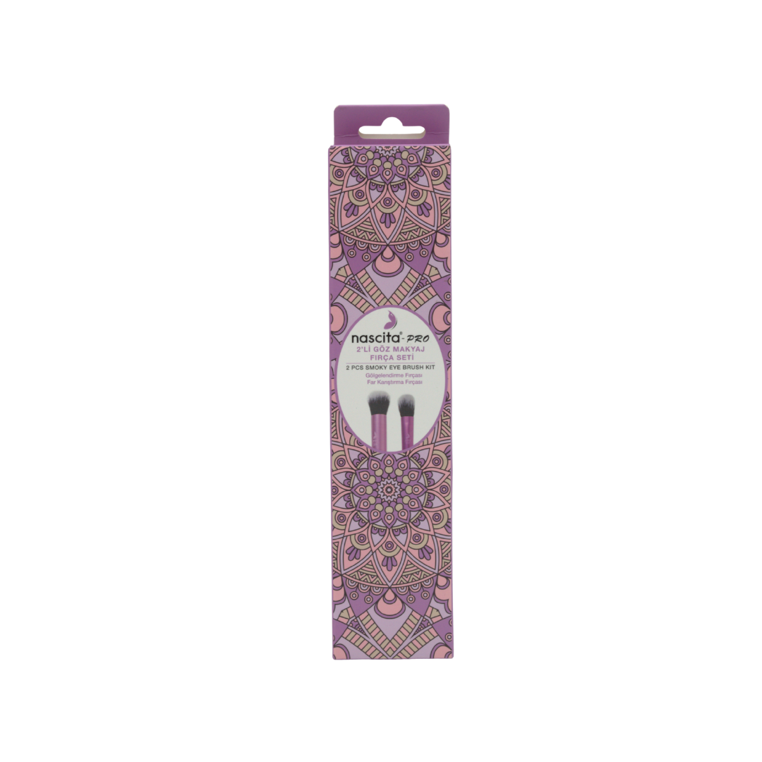 Set de pensule pentru machiajul ochilor x 2buc | Nascita
