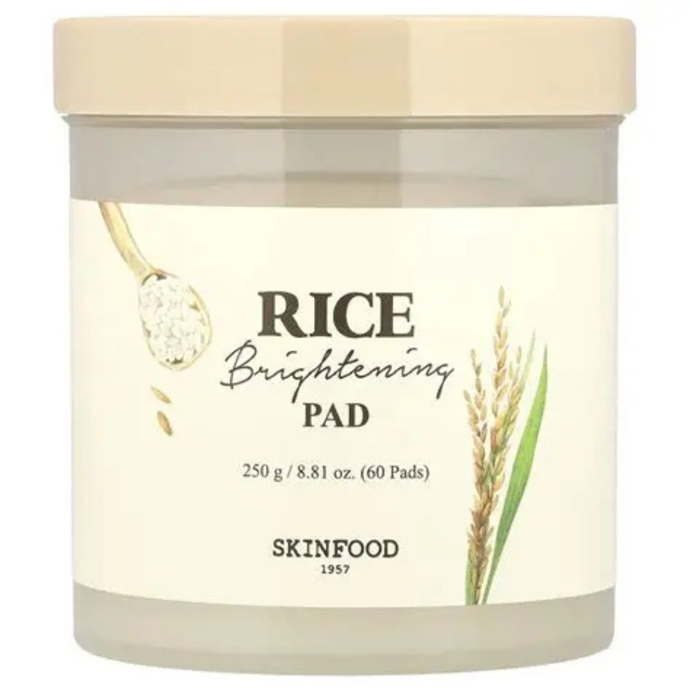Skinfood Rice Brightening Pad, 60pads