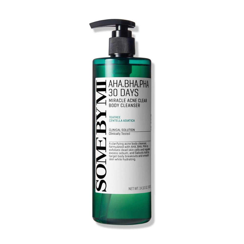 Somebymi AHA BHA PHA 30 Days Miracle Acne Clear Body Cleanser, 400ml