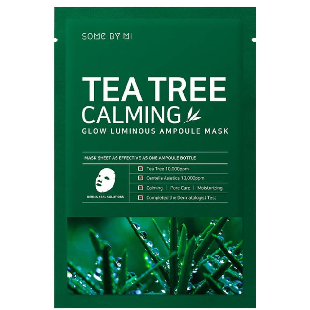 Somebymi Tea Tree Calming Glow Luminous Ampoule Mask, 25g