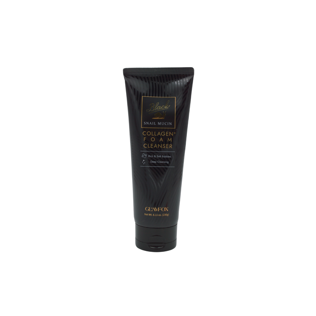 Spuma de curatare cu extract de mucina de melc negru si colagen, 230ml | Glamfox