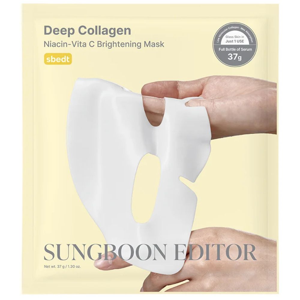 Sungboon Editor Deep Collagen Niacin Vita C Brightening Mask, 37g