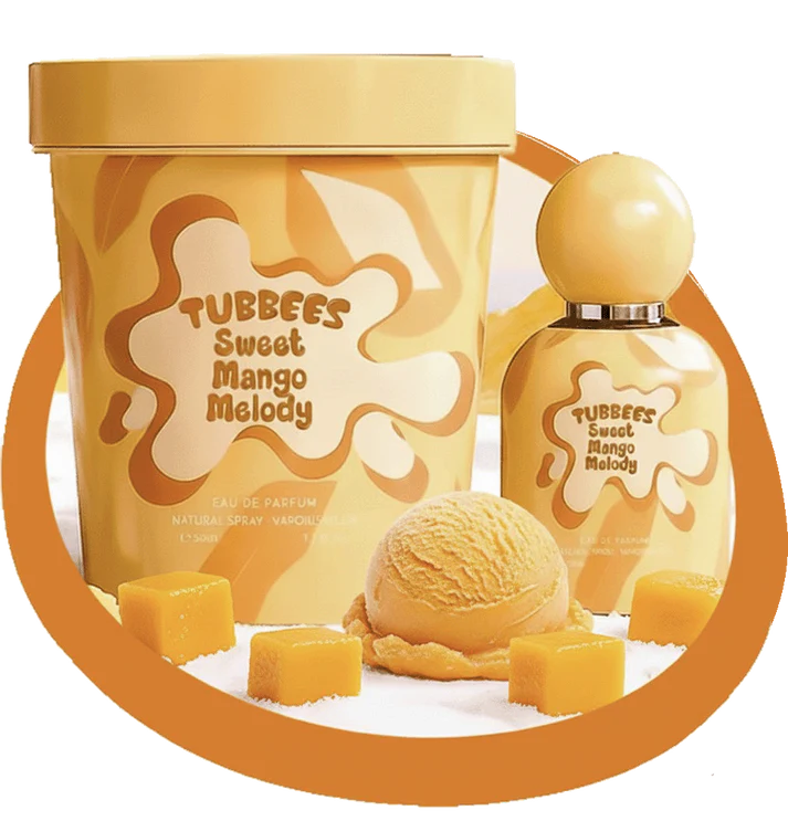 Apa de Parfum Tubbees Sweet Mango Melody, Unisex, 50 ml