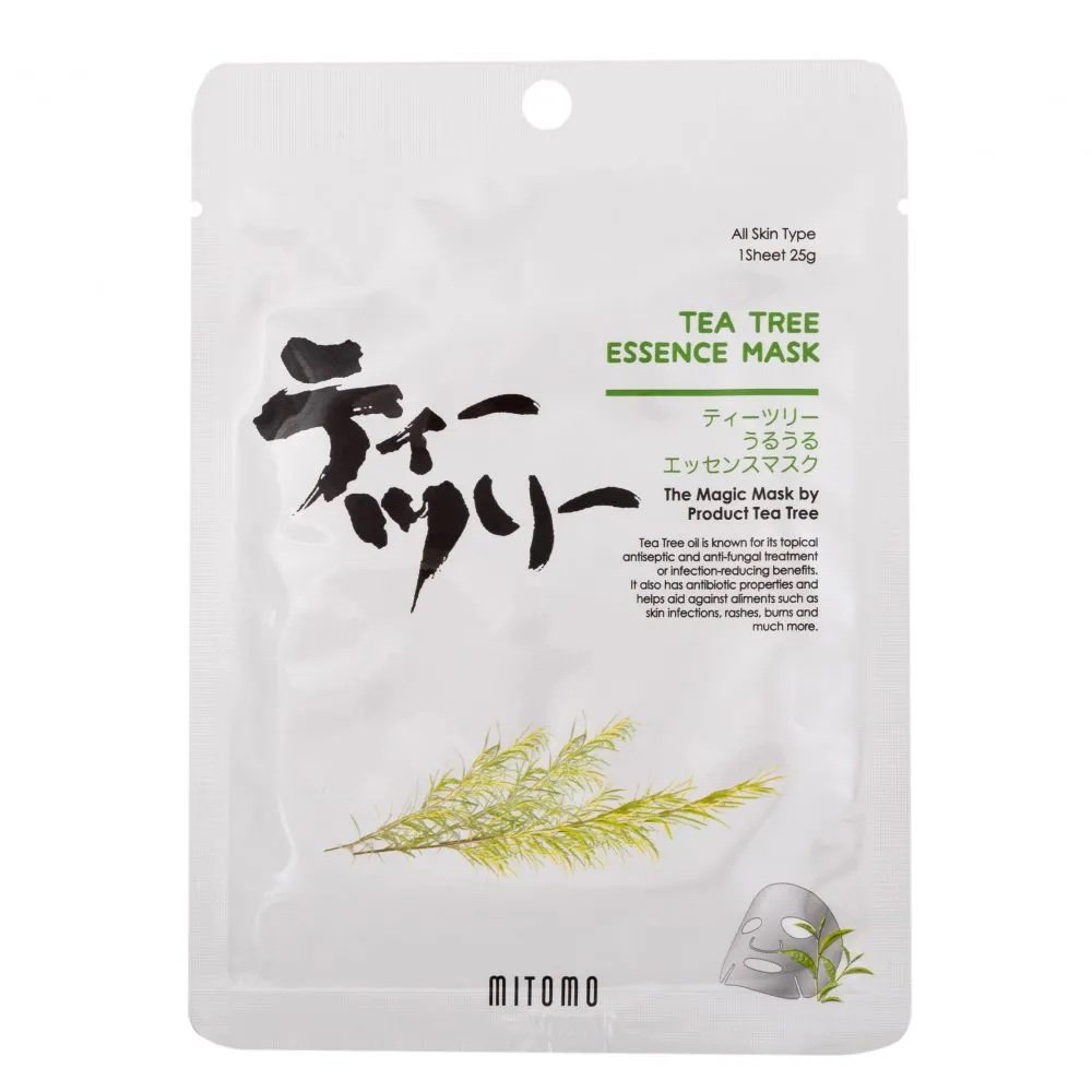 TEA TREE - Masca De Fata Tip Servetel Cu Extract De Ceai Verde