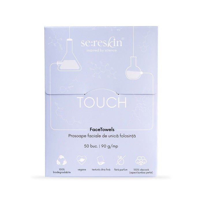 TOUCH FACE TOWELS - Prosoape faciale de unica folosinta (50 buc)
