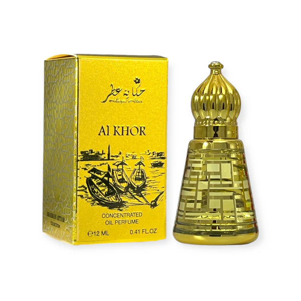 Ulei de Parfum Concentrat Al Khor by Hekayat Attar, Unisex, 12 ml