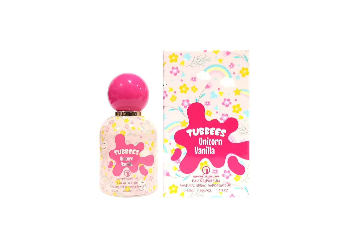 Apa de Parfum Tubbees Unicorn Vanilla, Unisex, 50 ml