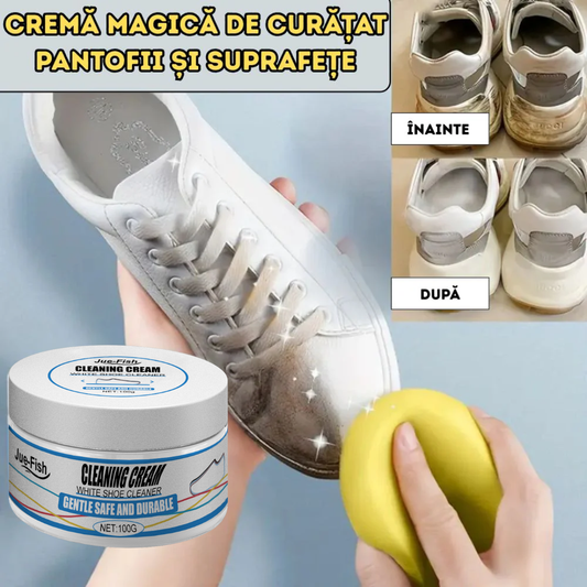 Set 2 Creme Magice – Curățare Rapidă pentru Pantofi & Suprafețe
