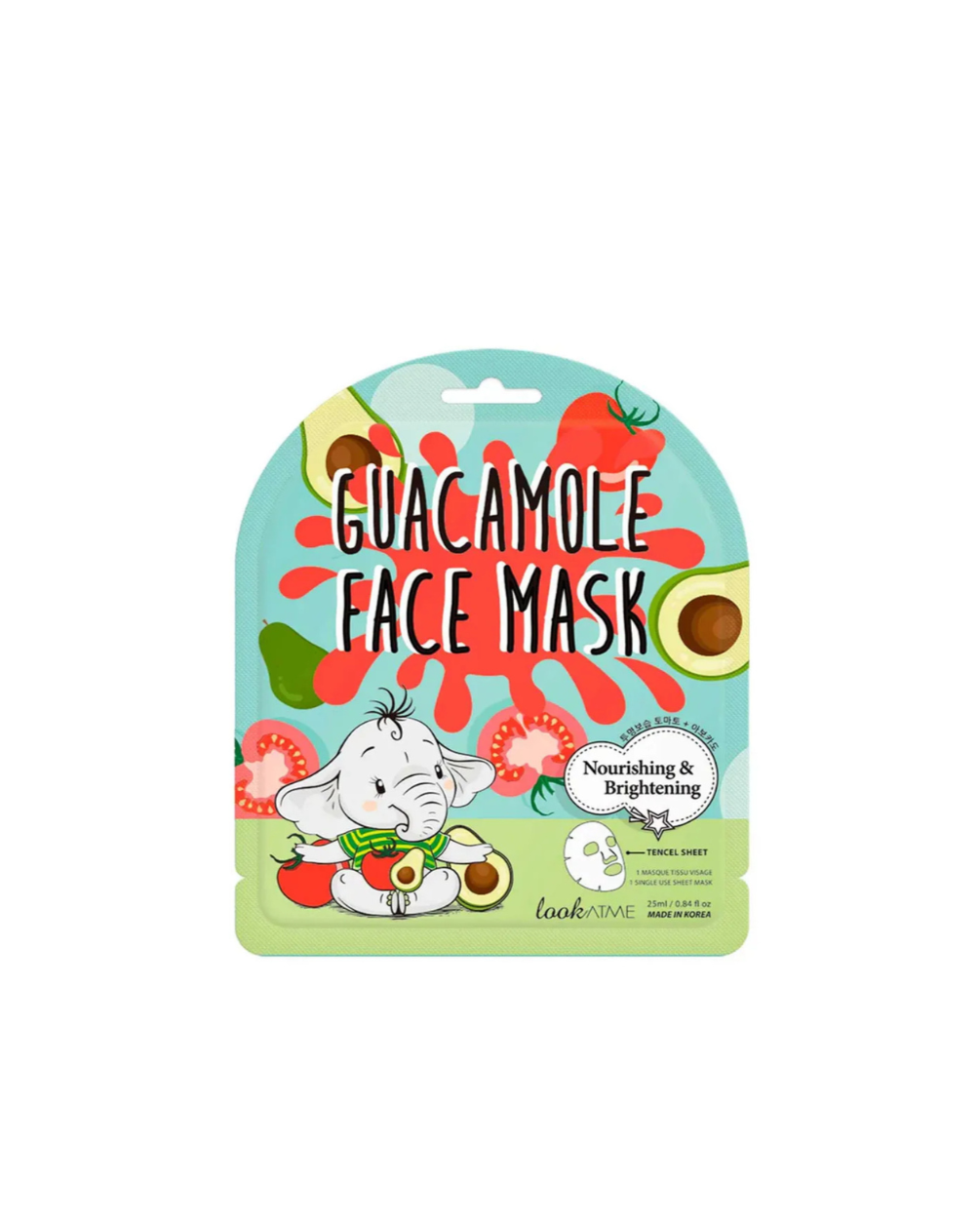 Masca tip servetel pentru hranire si luminozitate cu avocado, 25ml | Look At Me