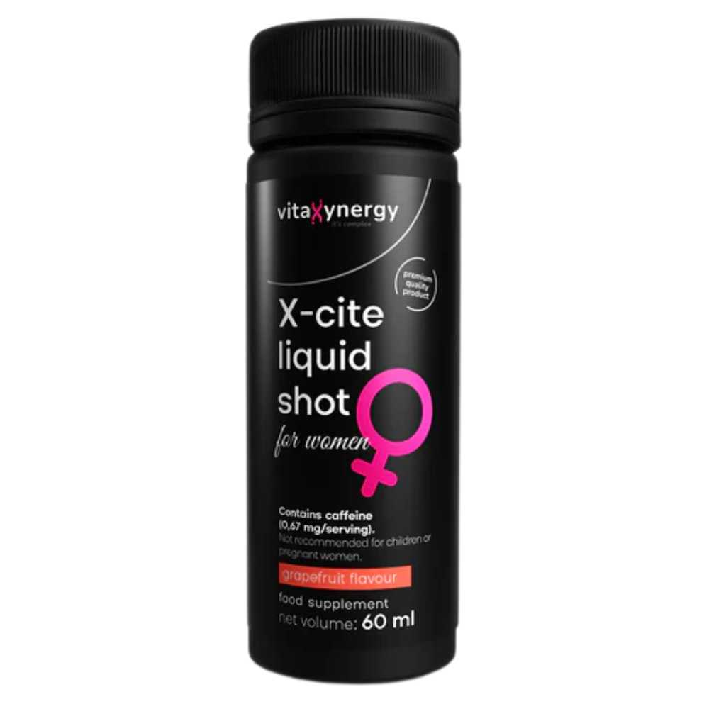 Vitaxynergy X-Cite Shot pentru Femei, 12x60ml