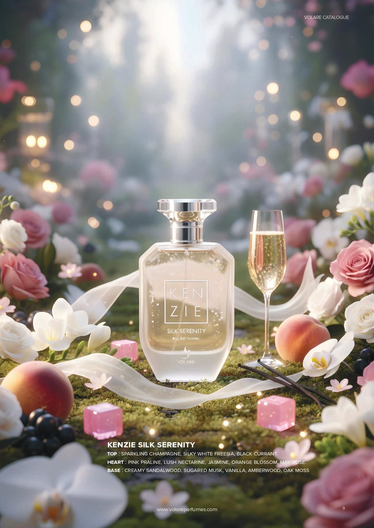 Apa de Parfum Volare Kenzie Silk Serenity, Femei, 100 ml