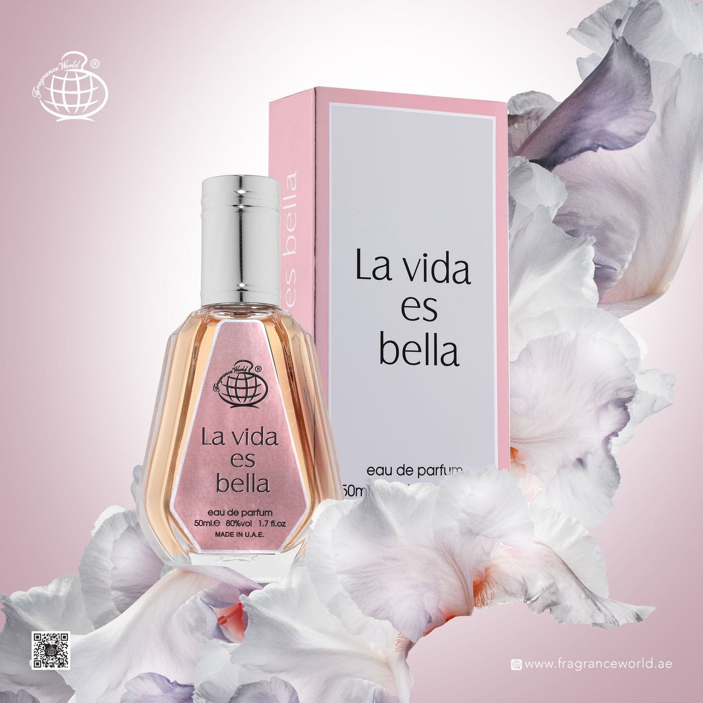 Apa de Parfum Fragrance World, La vida es bella, Femei, 50 ml