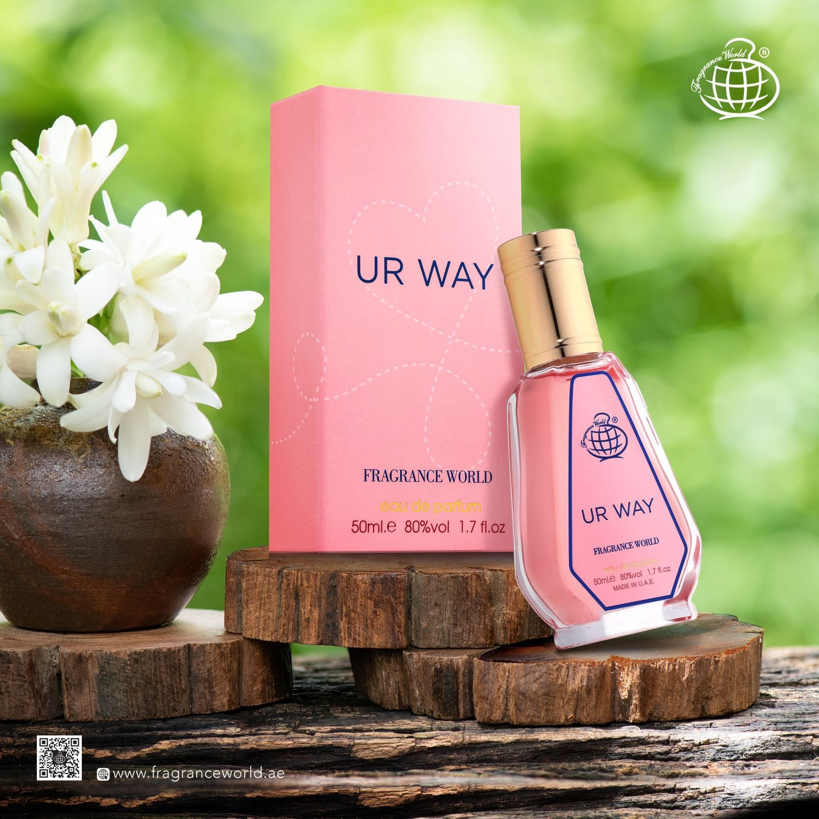 Apa de Parfum Fragrance World, UR WAY, Femei, 50 ml