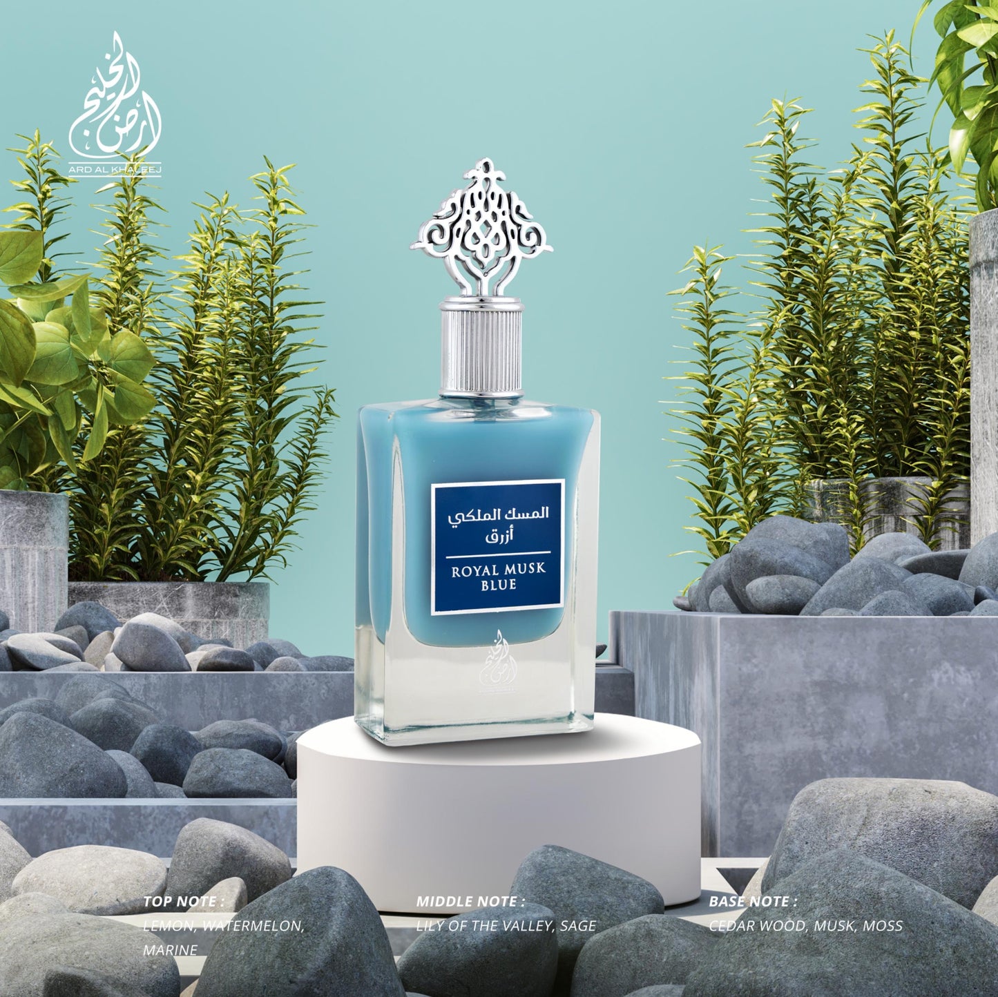 Apa de Parfum Royal Musk Blue by Ard Al Khaleej, Femei, 50 ml