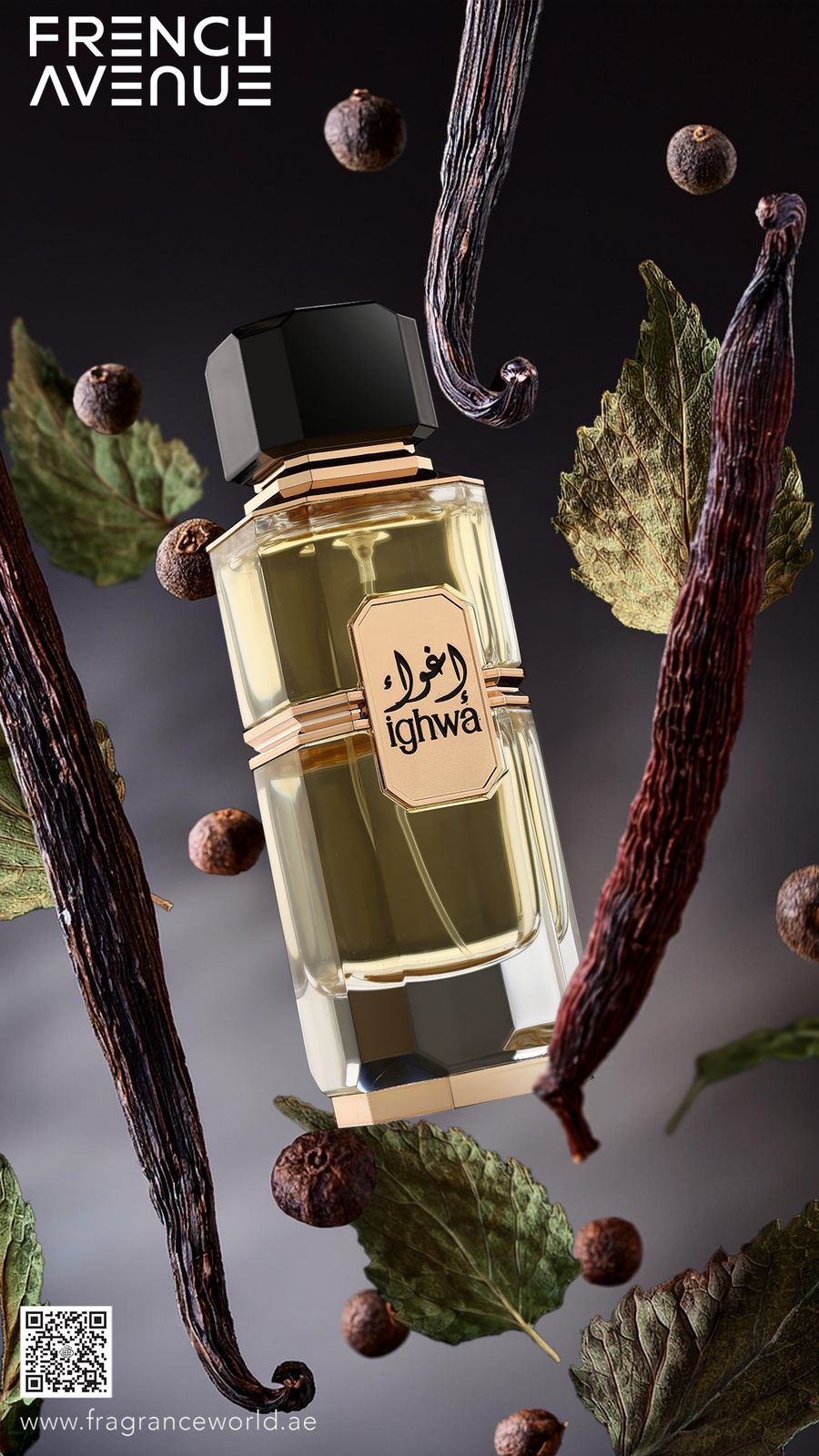 Apa de Parfum Ighwa by Fragrance World, Unisex, 100 ml